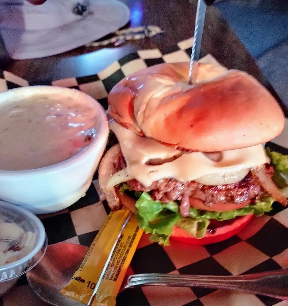 Mushroom Swiss Burger